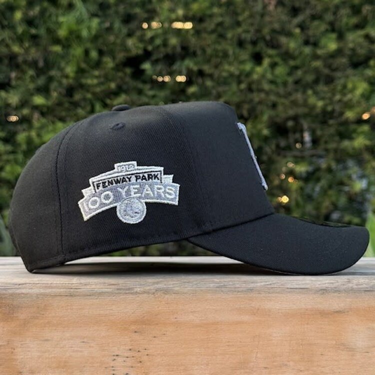 New Era Boston Black Gray Metallic 100th Stadium Anniversary 940 A-Frame