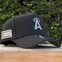 New Era Angels Black Gray Metallic Stadium SP 940 A-Frame