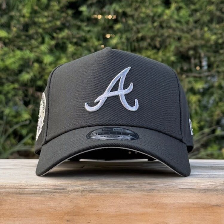 New Era Atlanta Black Gray Metallic Inaugural Stadium SP 940 A-Frame