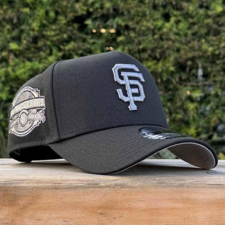 New Era SF Giants Black Gray Metallic Inaugural Year SP 940 A-Frame