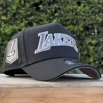 New Era Lakers Black Gray Metallic Est. 1947 SP 940 A-Frame