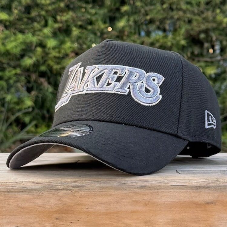 New Era Lakers Black Gray Metallic Est. 1947 SP 940 A-Frame