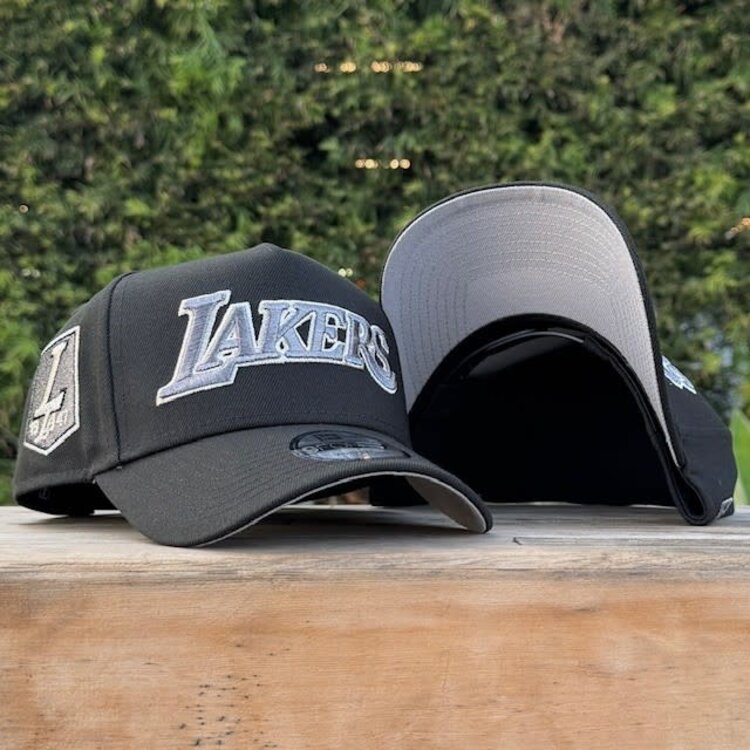 New Era Lakers Black Gray Metallic Est. 1947 SP 940 A-Frame