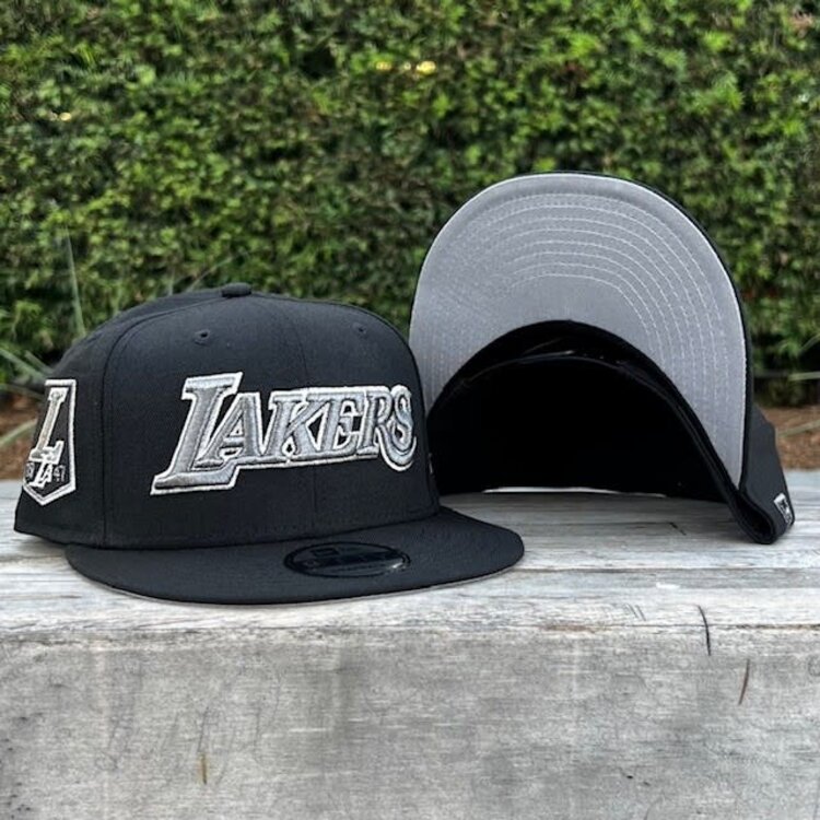New Era Lakers Black Gray Metallic 1947 SP 950 Snapback