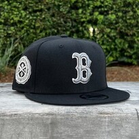 New Era Boston Black Gray Metallic 1915 World Series 950 Snapback