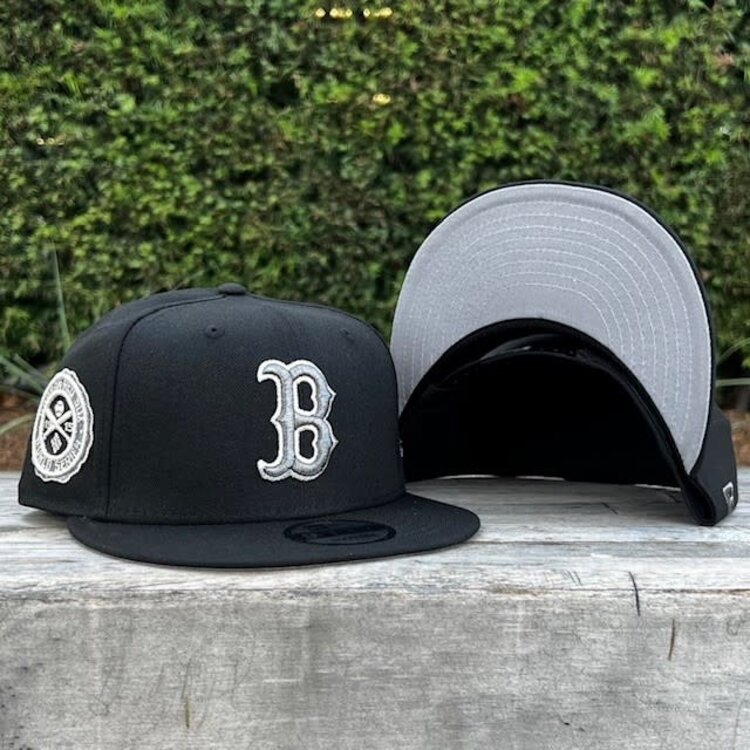 New Era Boston Black Gray Metallic 1915 World Series 950 Snapback