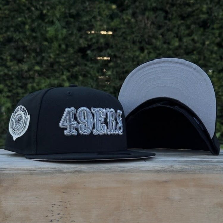 New Era 49ers Retro Black Gray Metallic Pro Bowl 950 Snapback