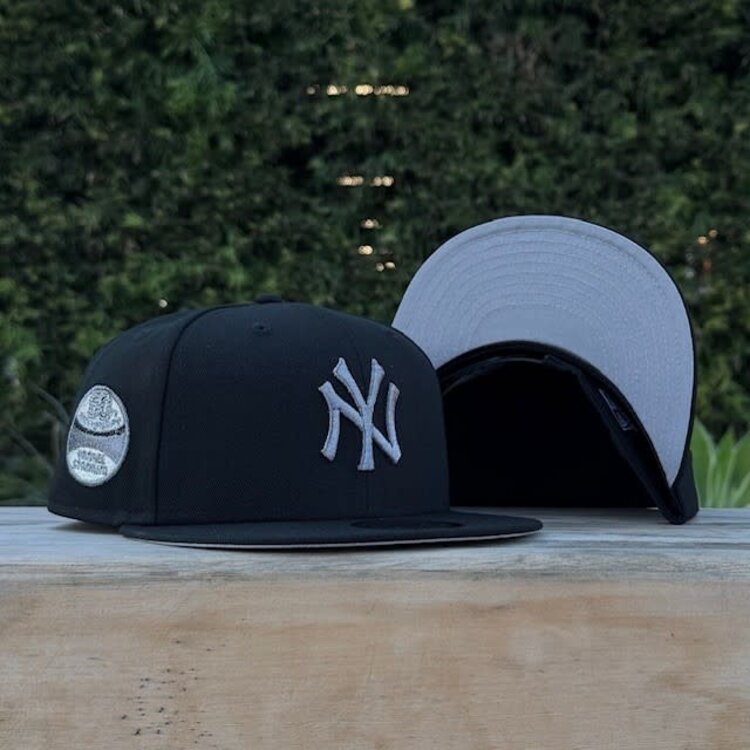 New Era NY Black Gray Metallic 50th Stadium Anniversary 950 Snapback