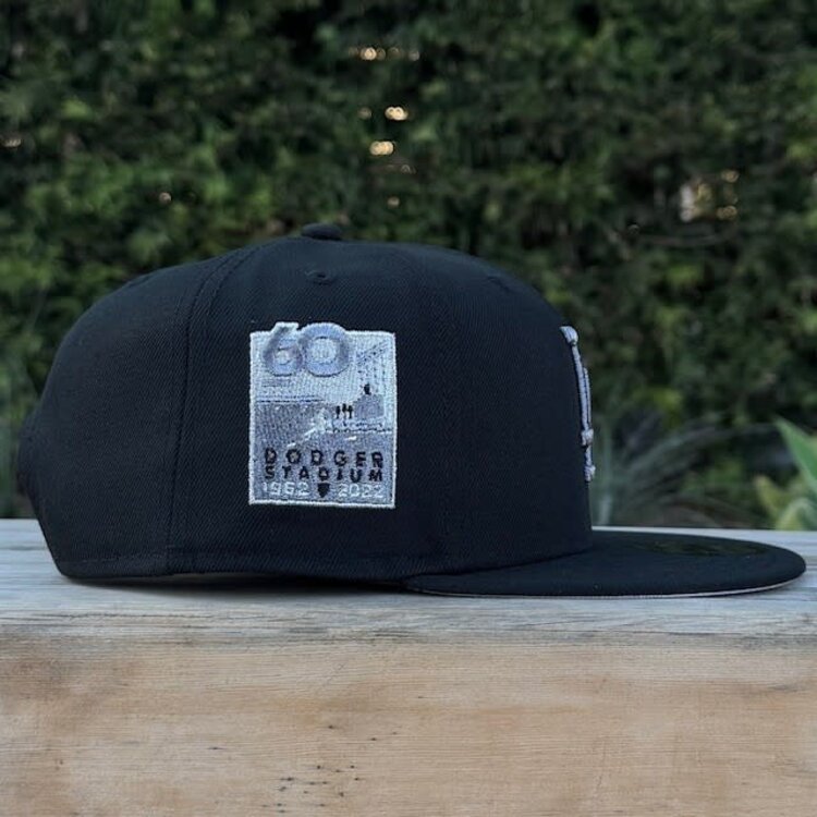 New Era LA Black Gray Metallic 60th Stadium Anniversary 950 Snapback