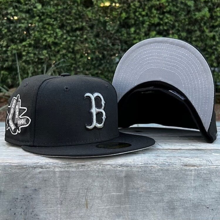 New Era Boston Black Gray Metallic 1961 ASG