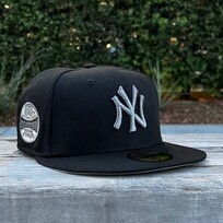 New Era NY Black Gray Metallic 50th Stadium Anniversary