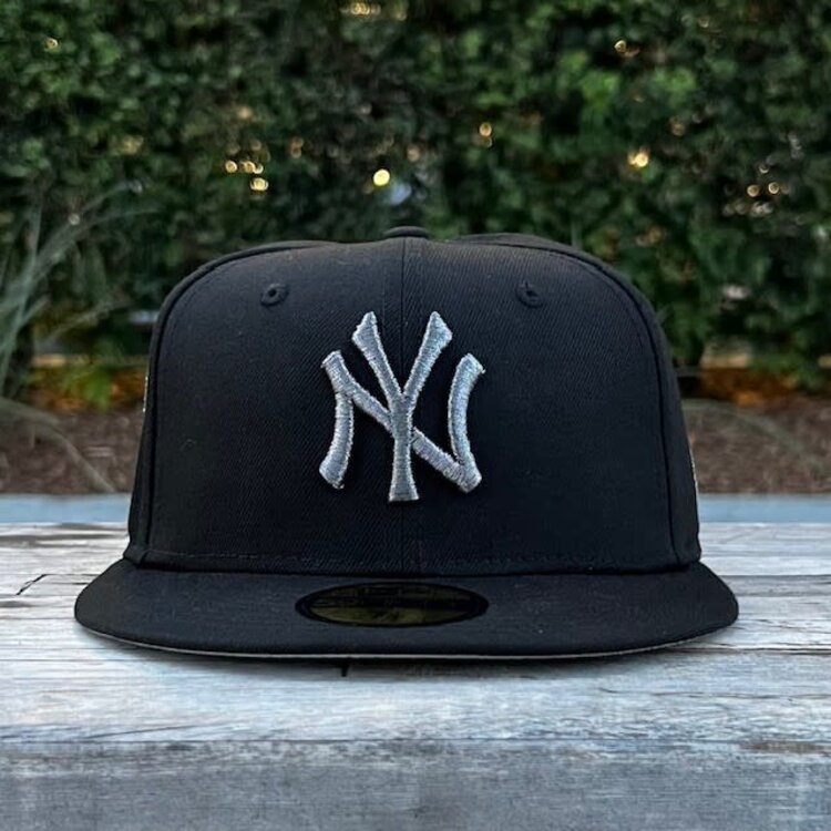 New Era NY Black Gray Metallic 50th Stadium Anniversary