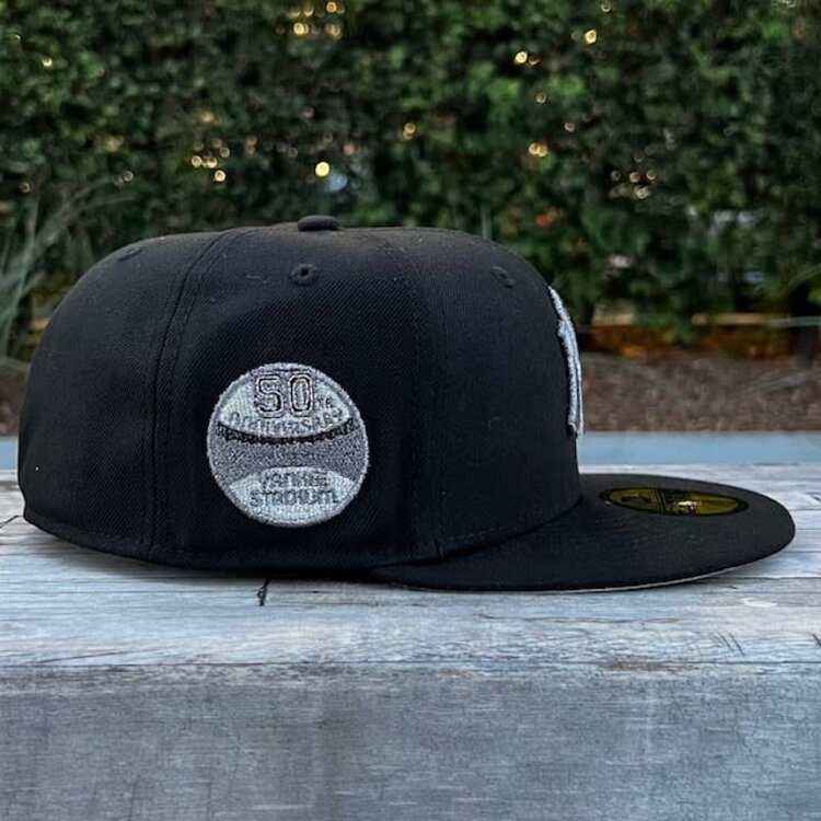 New Era NY Black Gray Metallic 50th Stadium Anniversary