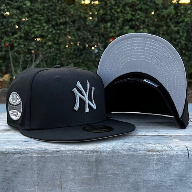 New Era NY Black Gray Metallic 50th Stadium Anniversary