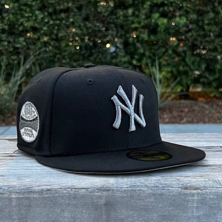 New Era NY Black Gray Metallic 50th Stadium Anniversary