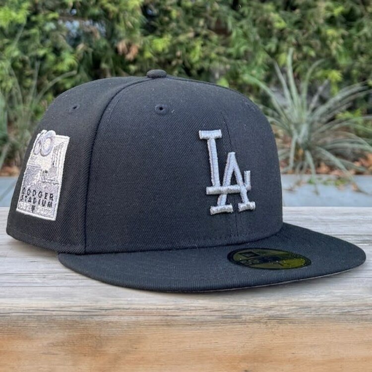 New Era LA Black Gray Metallic 60th Stadium Anniversary