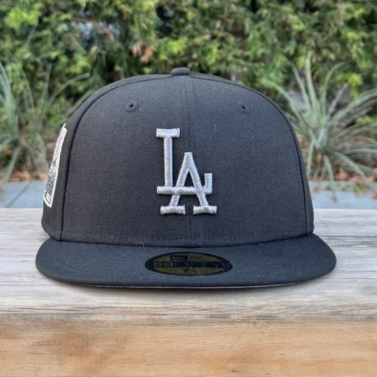 New Era LA Black Gray Metallic 60th Stadium Anniversary