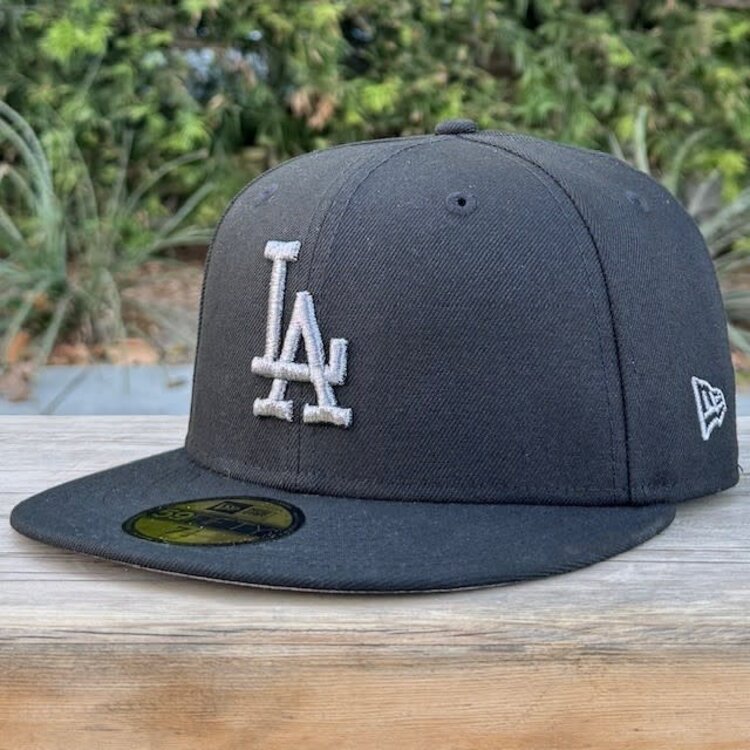 New Era LA Black Gray Metallic 60th Stadium Anniversary