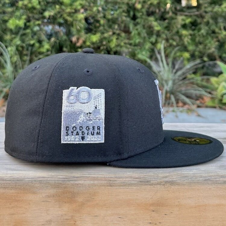 New Era LA Black Gray Metallic 60th Stadium Anniversary
