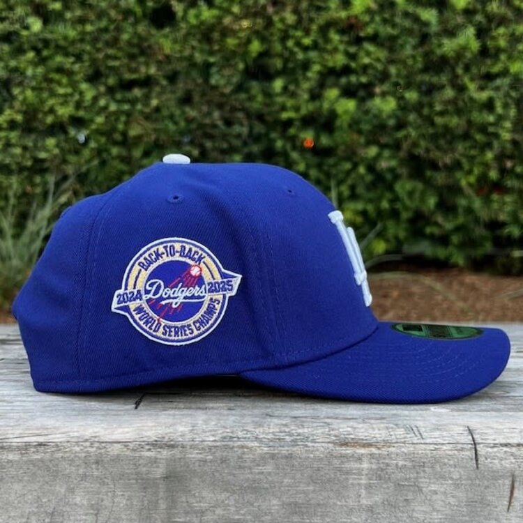 New Era LA Royal Back to Back World Series Champs Circle SP 970 Stretch Snap