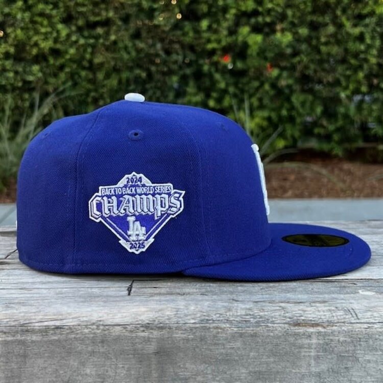 New Era LA Dodgers Royal Back to Back World Series Champs Diamond SP