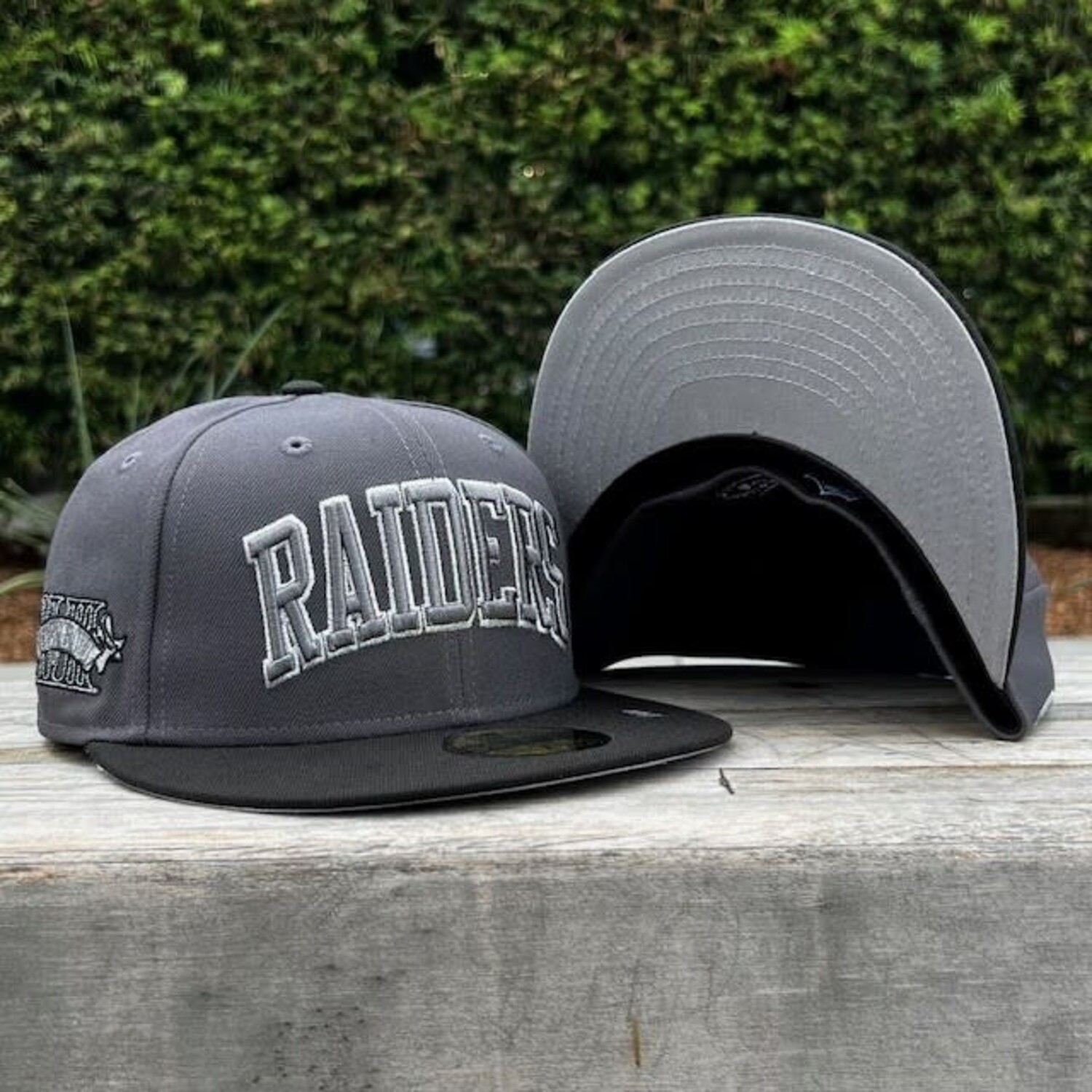 Raiders Graphite/Black Arch SBXVIII - The Locker Room of Downey