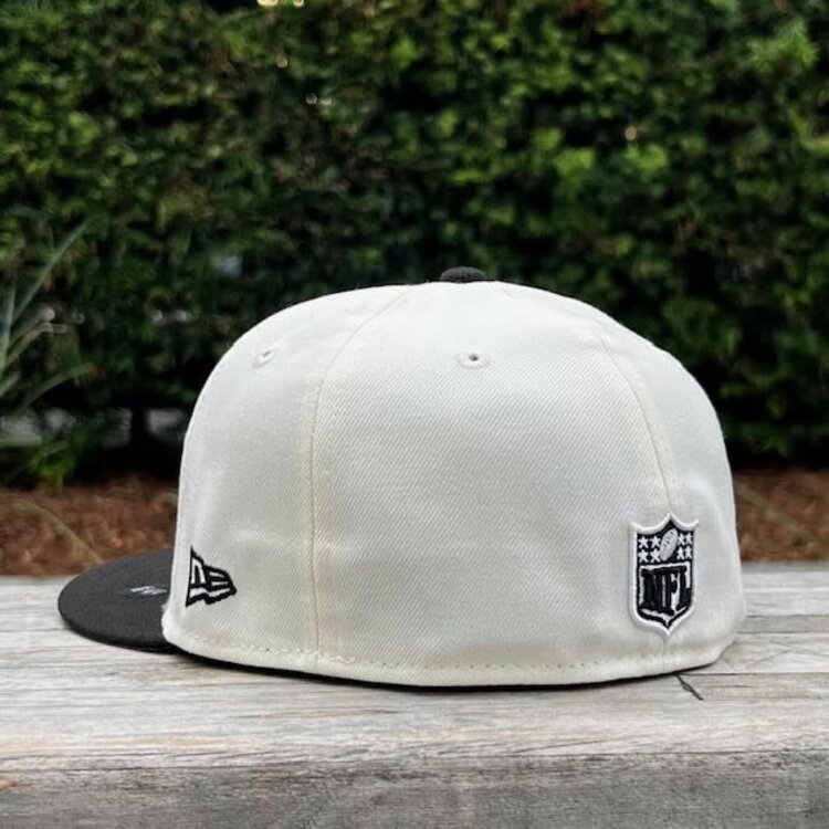 New Era Raiders Script Ivory/Black 50 Years