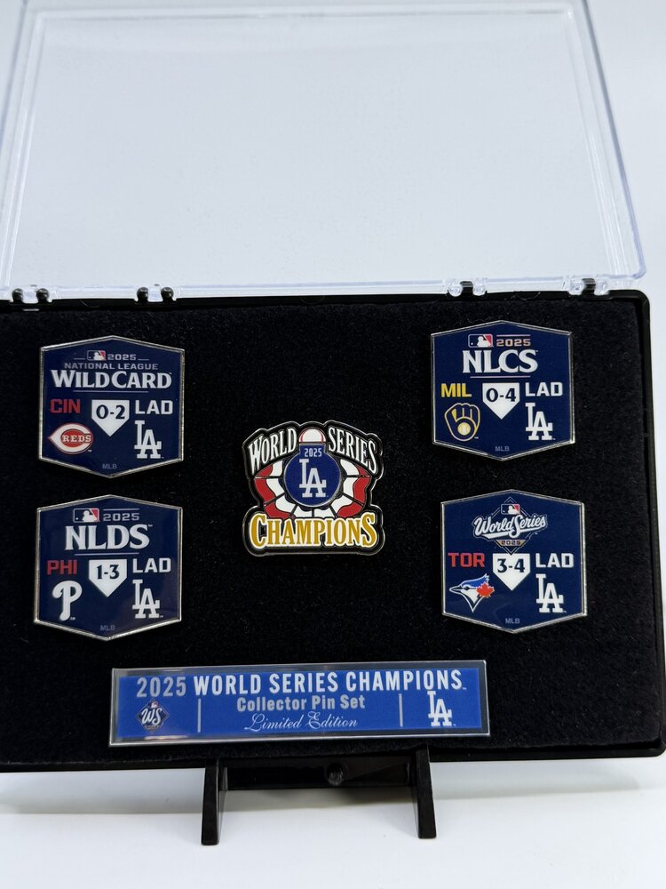 Wincraft LA Dodgers 2025 Road to World Series 5-Pin Set