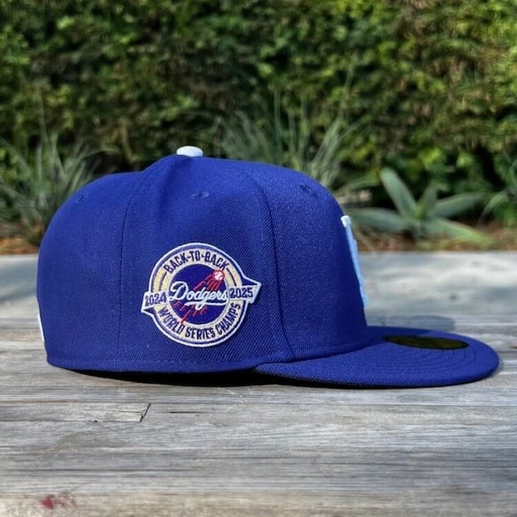 New Era LA Dodgers Royal Back to Back World Series Champs Circle SP