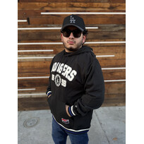 New Era LA Dodgers NE Men's Throwback Black MLB 1958 Pullover Hoodie