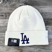 New Era LA Dodgers New Era Ivory Royal Cuffed Knit