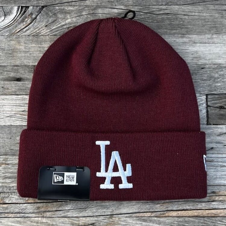 New Era LA Dodgers New Era Maroon Cuffed Knit