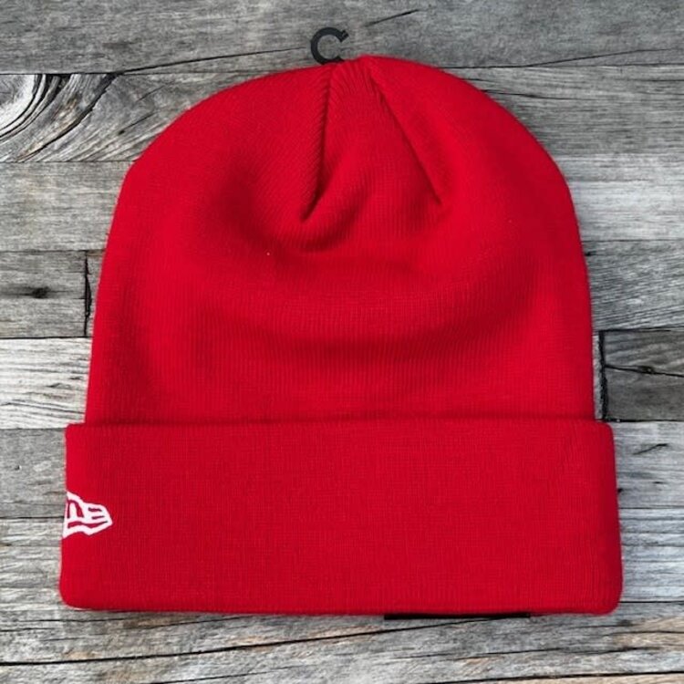 New Era LA Dodgers New Era Red White Cuffed Knit