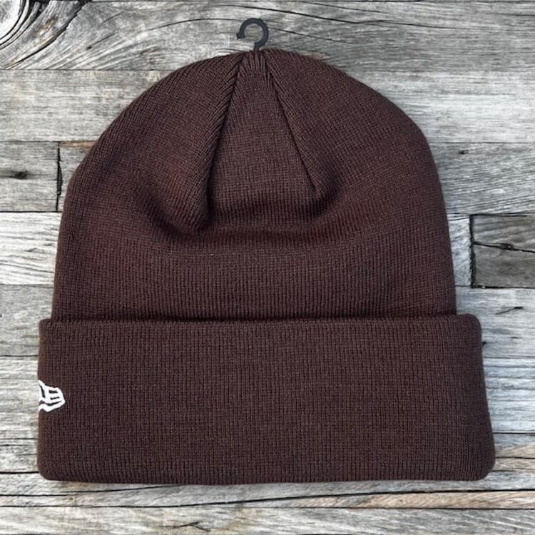 New Era LA Dodgers New Era Dark Brown Cuffed Knit