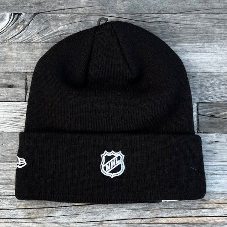 New Era LA Kings New Era Script Black White Cuffed Knit