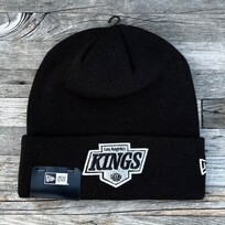 New Era LA Kings New Era Chevron Logo Black Cuffed Knit