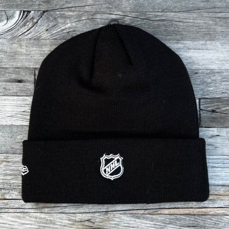 New Era LA Kings New Era Chevron Logo Black Cuffed Knit