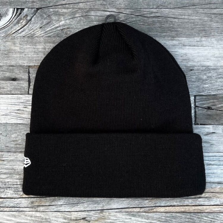New Era NY Yankees New Era Black White Cuffed Knit
