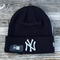 New Era NY Yankees New Era Navy White Cuffed Knit