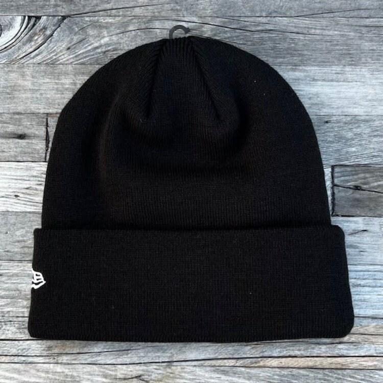 New Era 49ers New Era Black Team Cuffed Knit