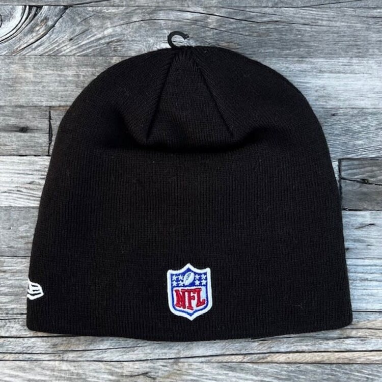 New Era 49ers New Era Black Cuffless Beanie Knit