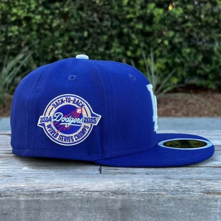 New Era LA YOUTH Royal Back to Back World Series Champs Circle SP