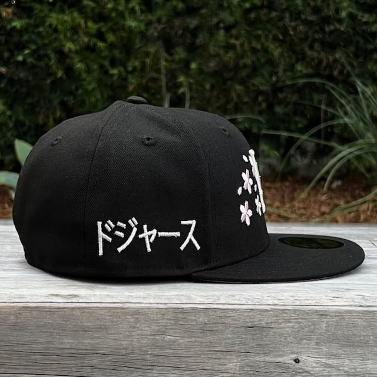LA Dodgers Black Silver Cherry Blossom Kanji SP - The Locker Room