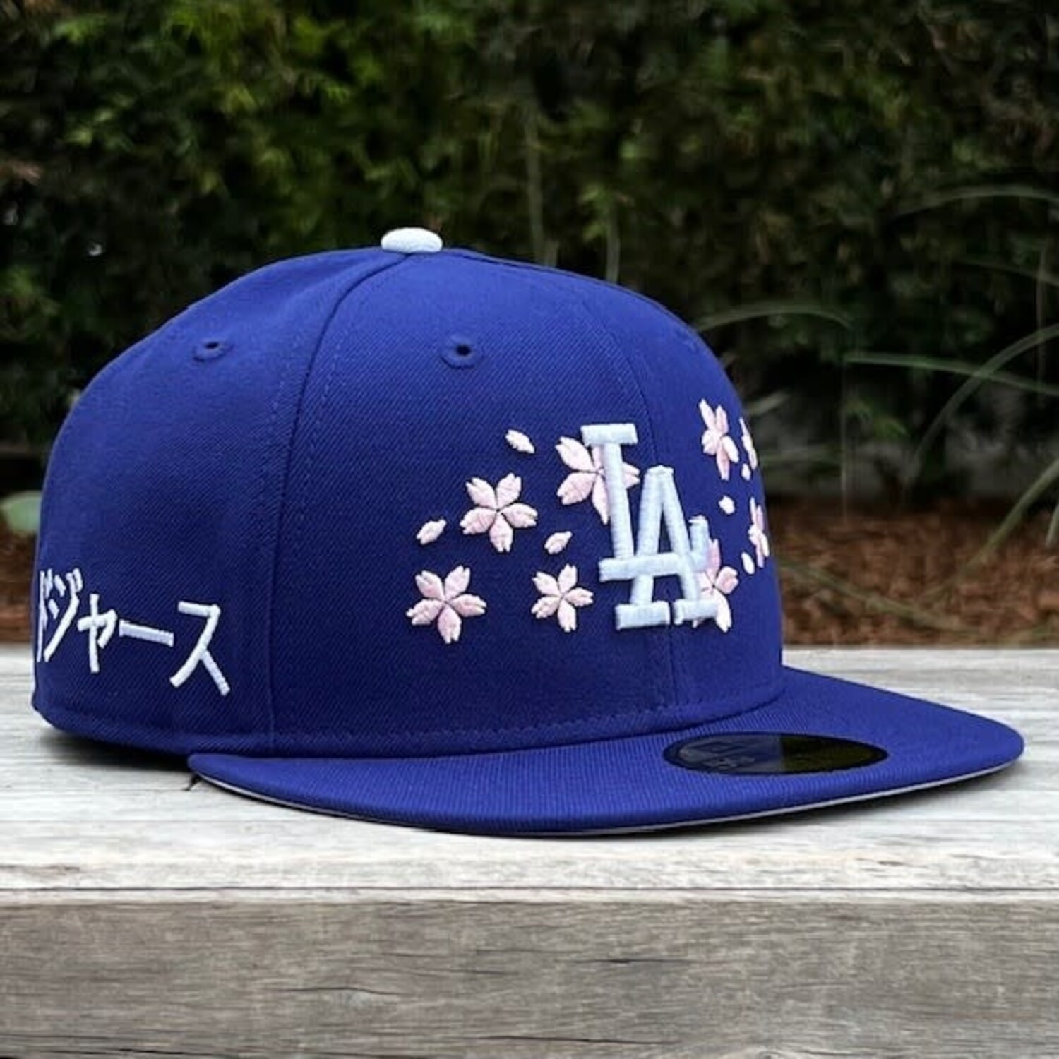 LA Dodgers Royal Cherry Blossom Kanji SP - The Locker Room of Downey