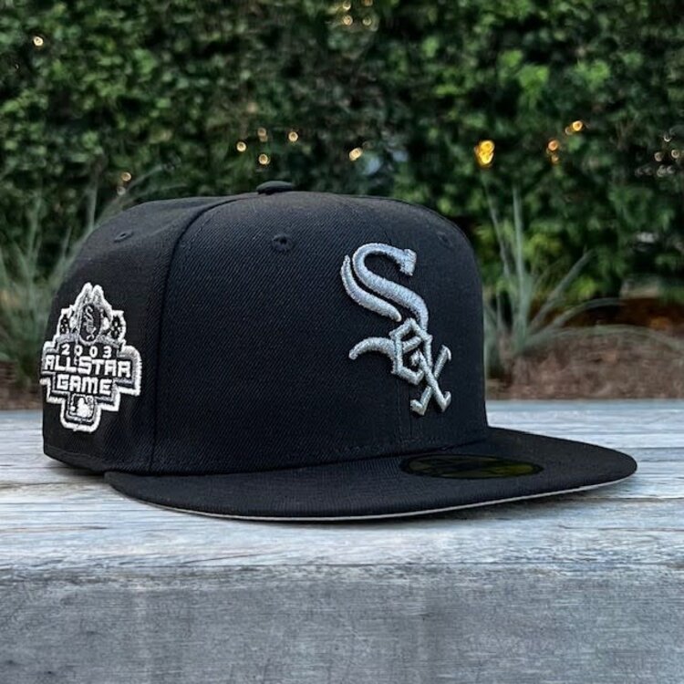 New Era White Sox Black Gray Metallic 2003 ASG