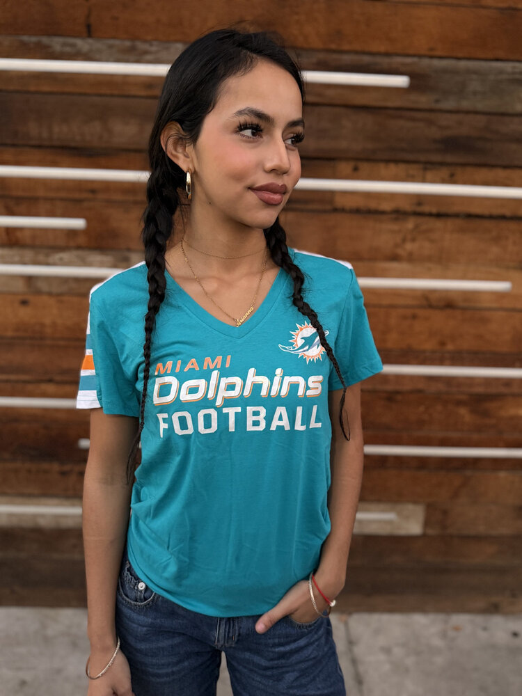 Majestic Dolphins W V-Neck Pride Playing