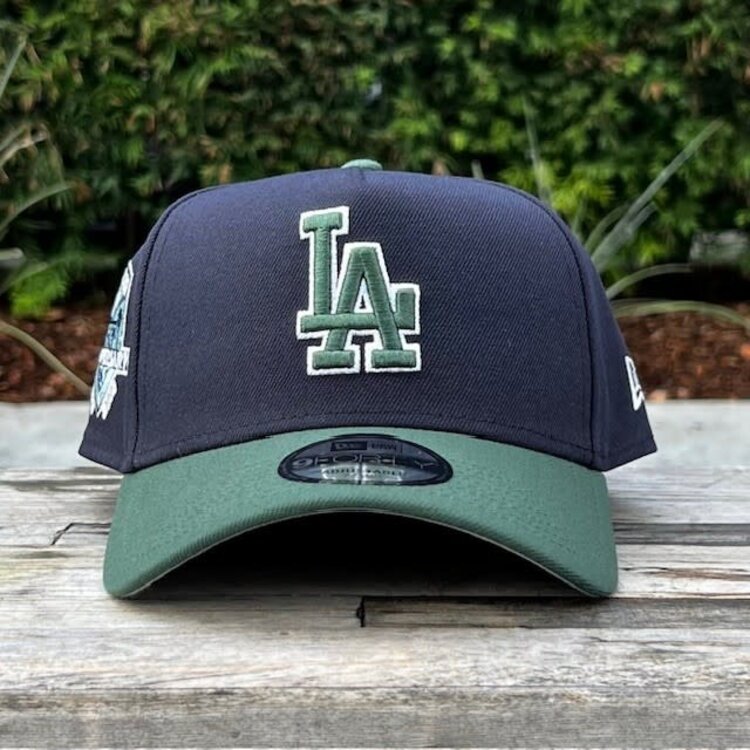 New Era LA Dodgers Navy/Green 50th Anniversary 940 A-Frame