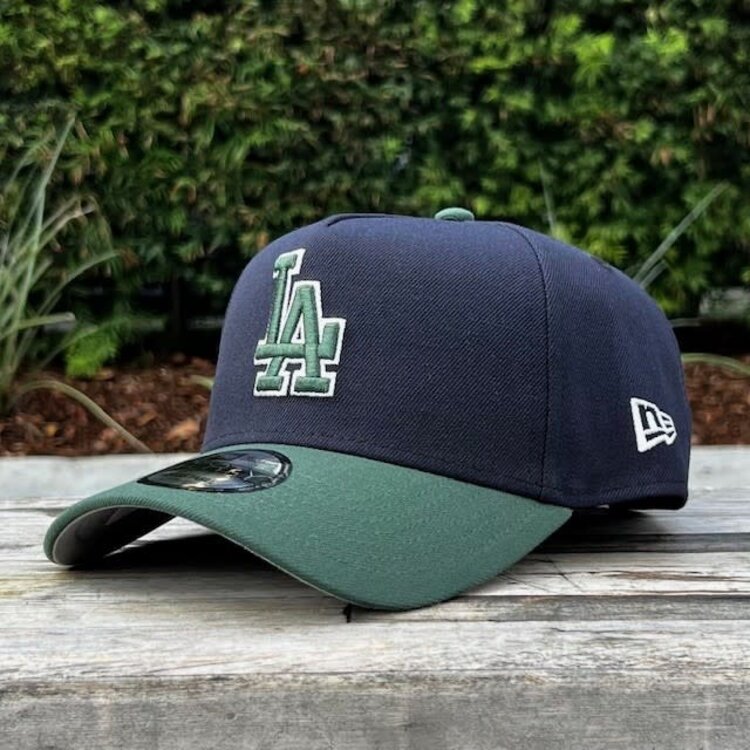 New Era LA Dodgers Navy/Green 50th Anniversary 940 A-Frame