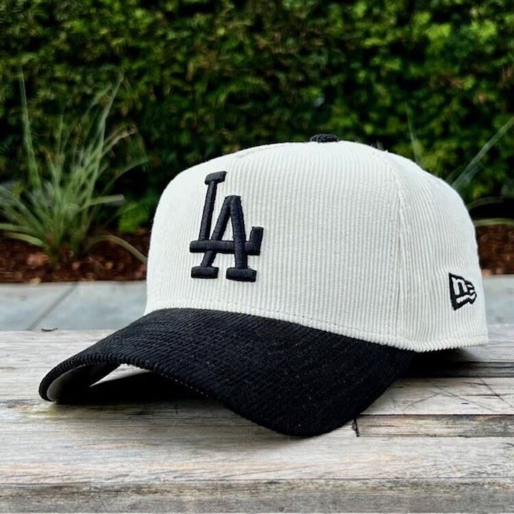 New Era LA Dodgers Corduroy Ivory/Black 50th Anniversary 940 A-Frame