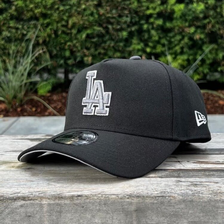 New Era LA Dodgers Black Gray-White Outline 1988 World Series 940 A-Frame
